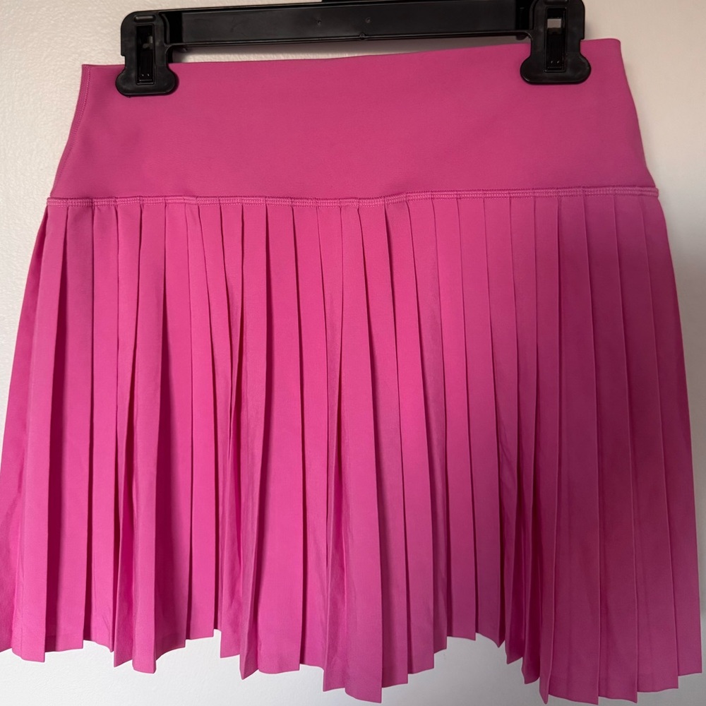 Abercrombie Ypb Motiontek Lined Pleated Pink Tennis Skirt